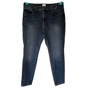 Time and Tru Medium Wash Skinny Jean Size 16 Regular